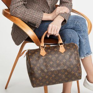 Auth Louis Vuitton Speedy 30 w/lock #N2372V88O